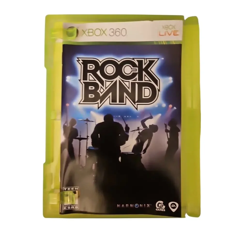 Rock Band (Microsoft Xbox 360, 2007) tested